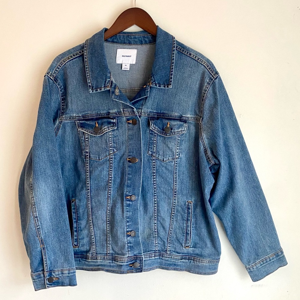 Old Navy oversized denim jacket